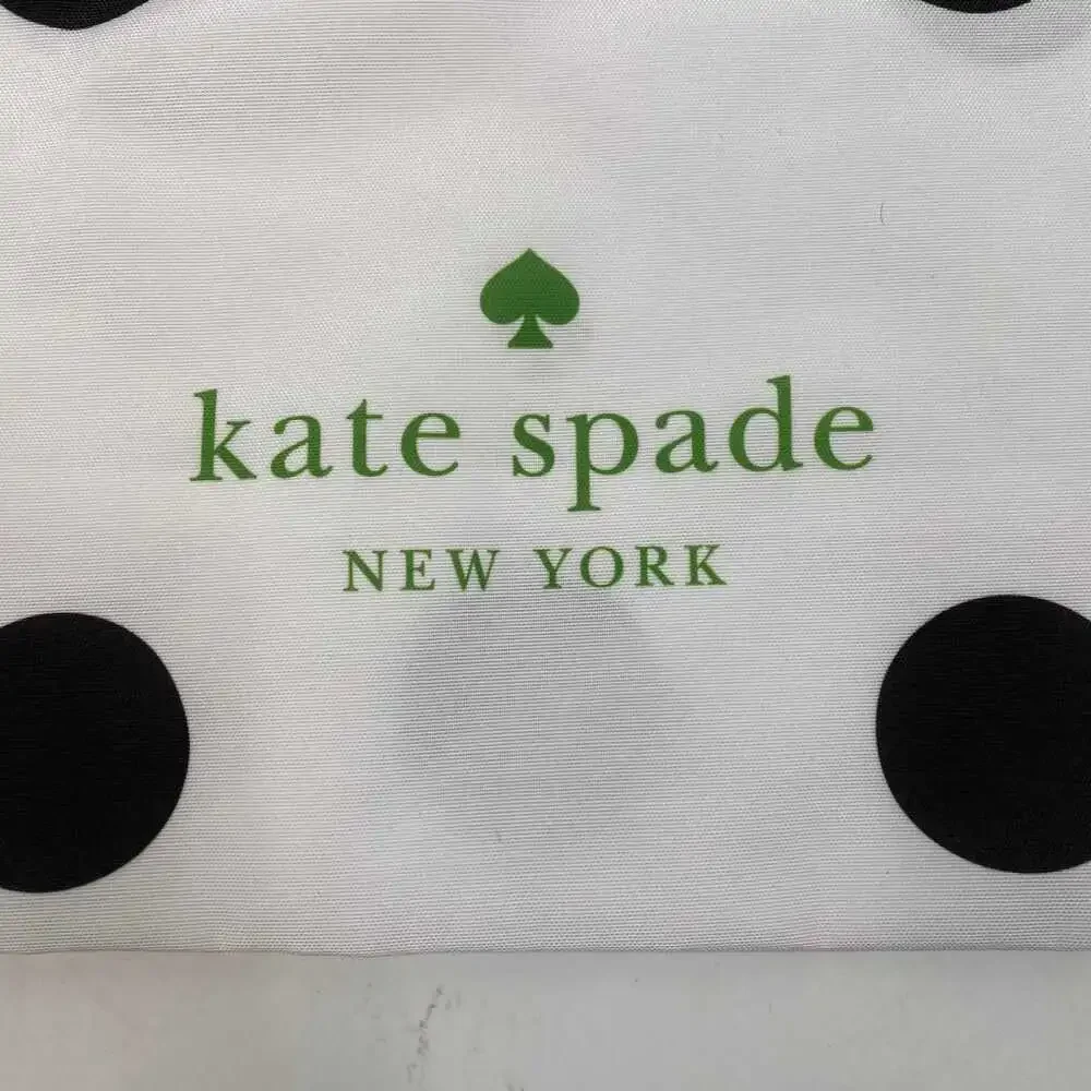 Kate Spade White Black Polka Dot Tote | OS Regular Polyester